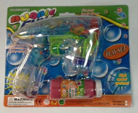 BUBBLE GUN WITH LIGHT