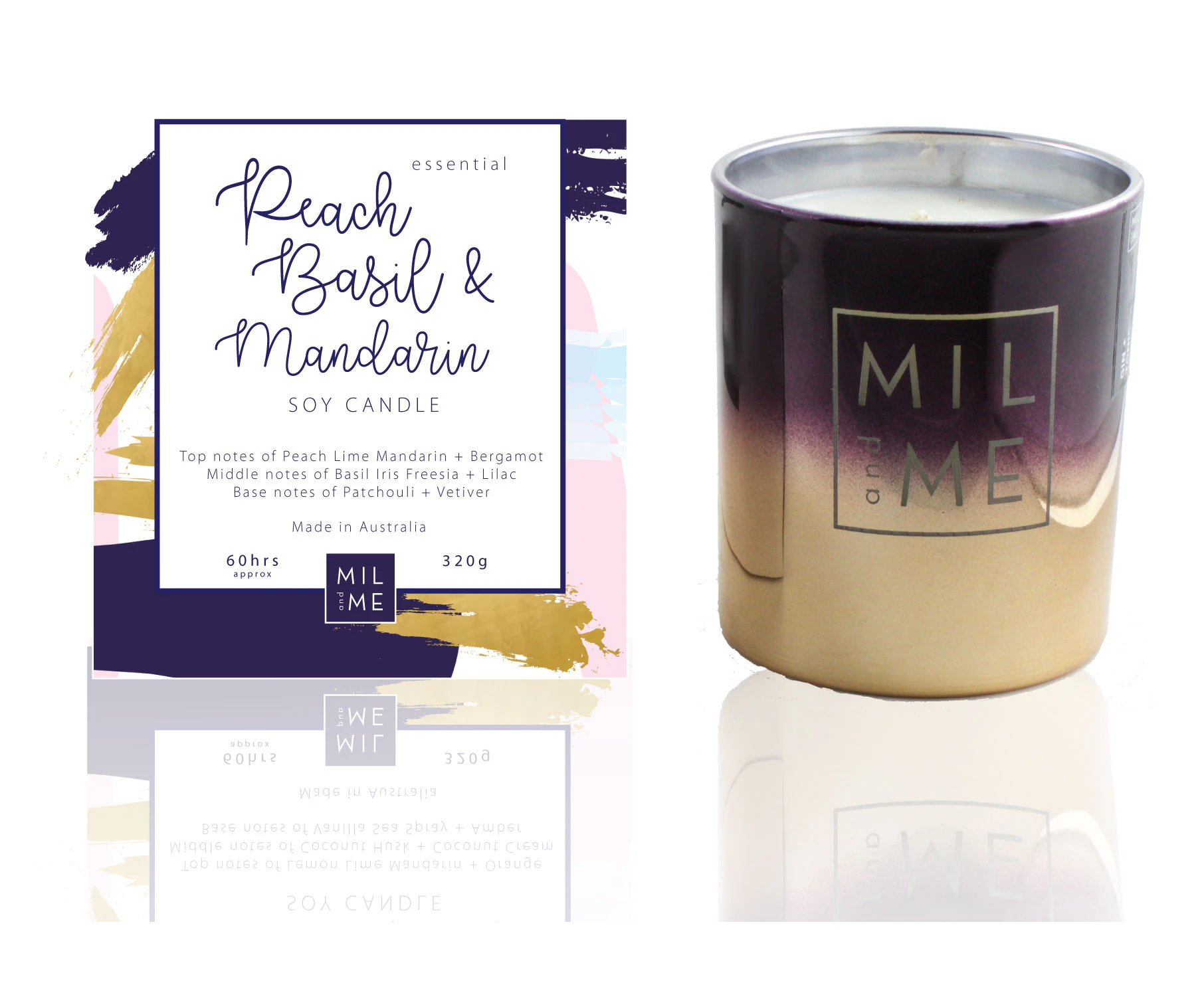 Mil + Me - Essential Peach, Basil + Mandarin