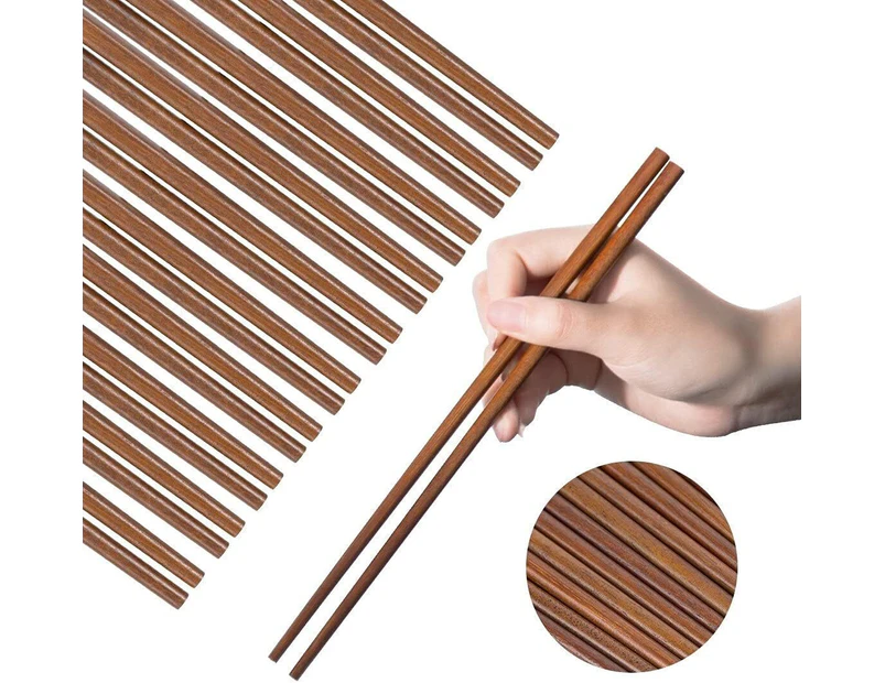 10 Pairs WOODEN CHOPSTICKS Wooden Wood Asian Wedding Dinner Gift High Quality