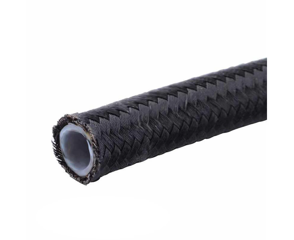 AN3 3AN PTFE 230 Series E85 Ethanol Double Nylon Braided over Stainless Steel Fuel Line Hose Per Metre