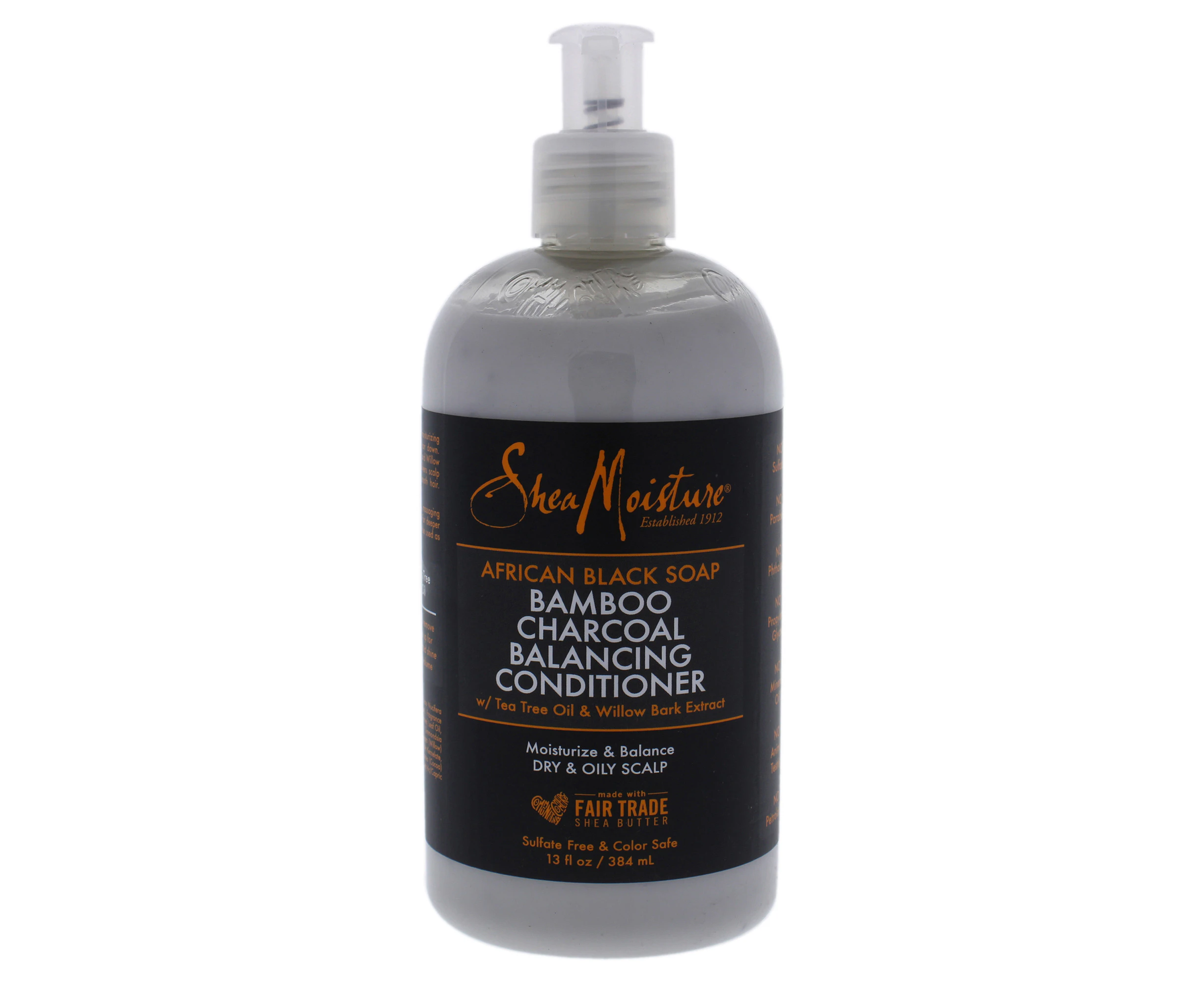 African Black Soap Bamboo Charcoal Deep Balancing Conditioner by Shea Moisture for Unisex - 13 oz Conditioner