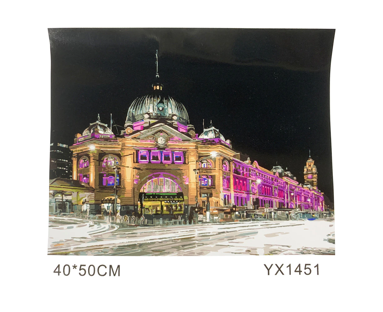 Paint By Numbers - Flinders Street Station