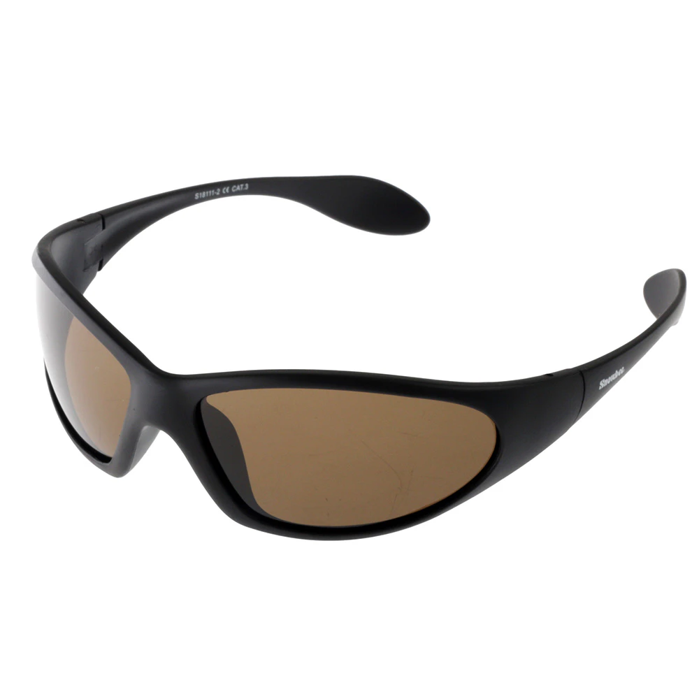 Snowbee Wraparound Polarised Sunglasses Light Brown