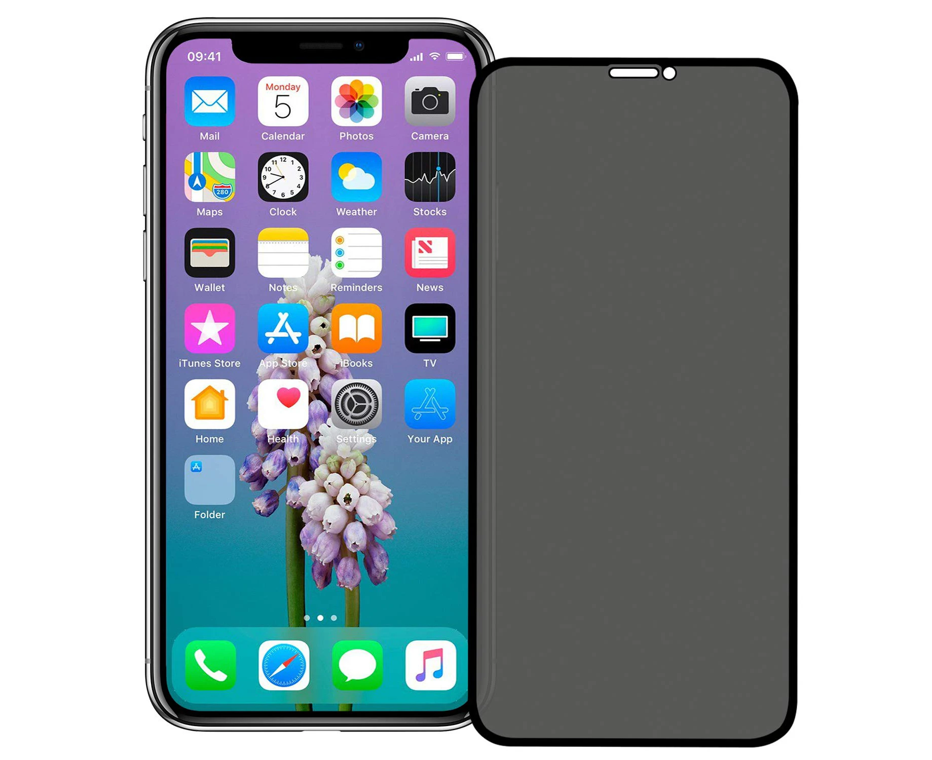 iPhone XS Max / 11 Pro Max Anti-Spy Privacy Tempered Glass Screen Protector