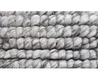 Elements Luna Grey Felted Wool Rug