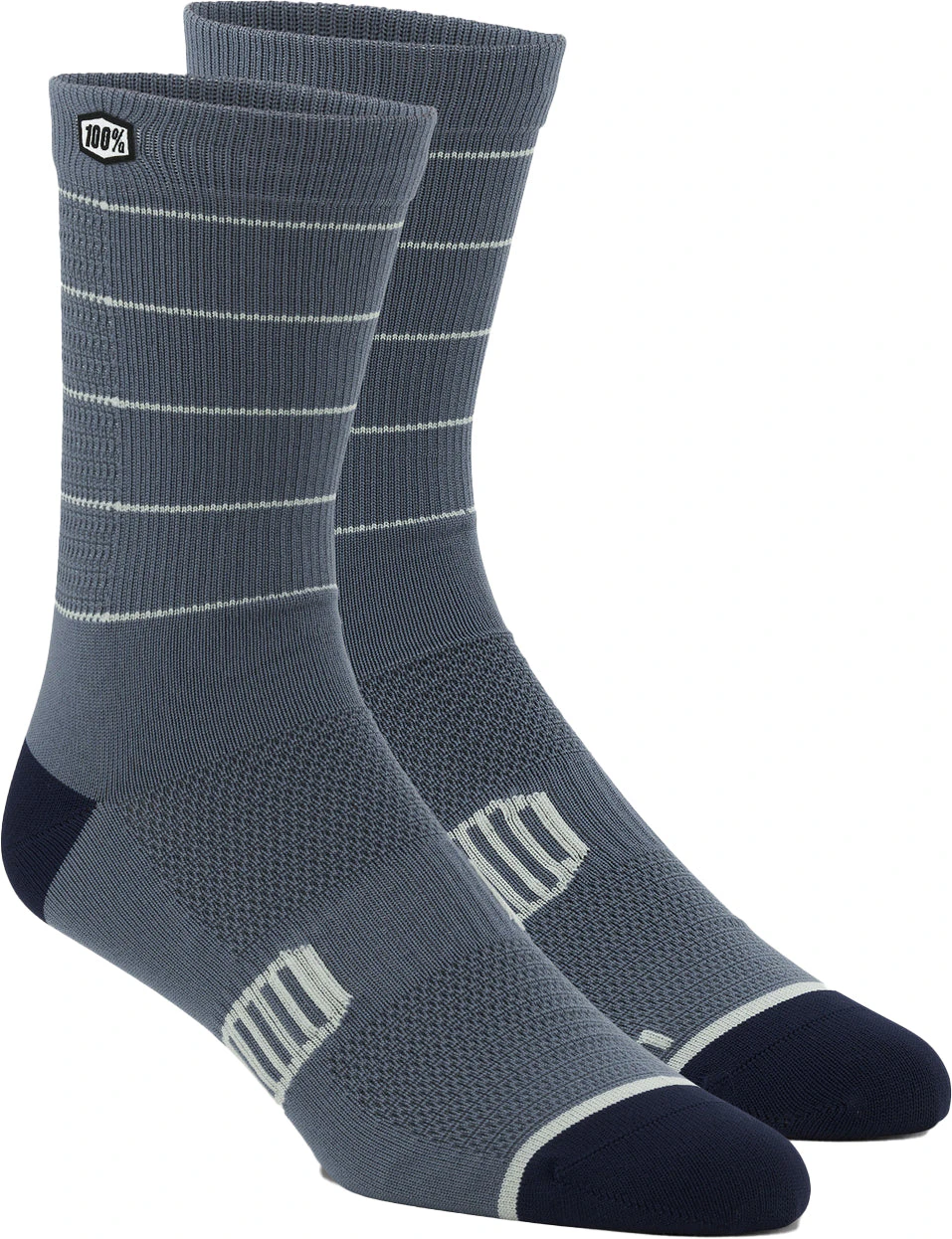 100% Advocate Performance Socks Slate/Navy