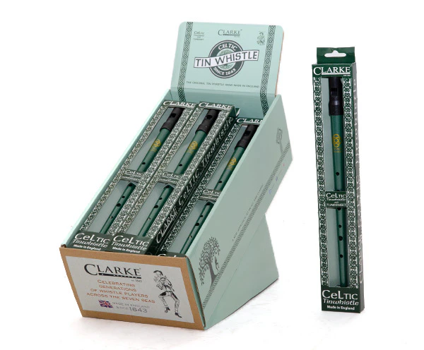 Clarke Celtic Whistle 15pc Display