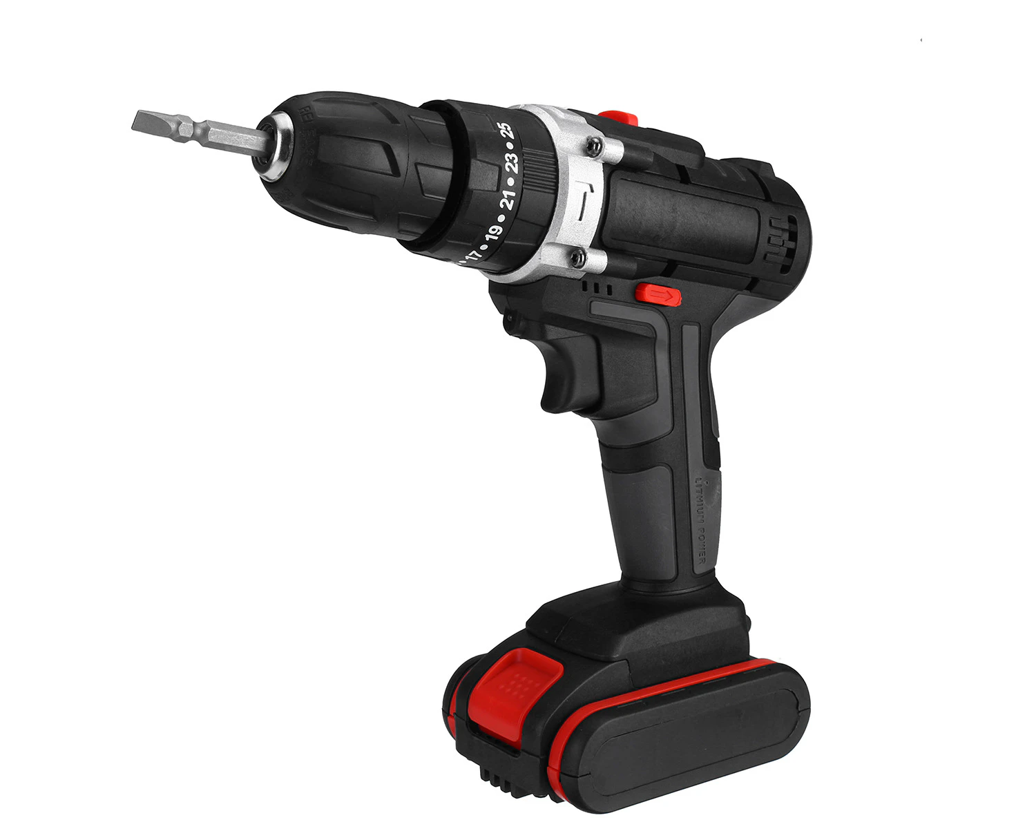 48V Cordless Drill Electric Screwdriver Drill Driver with 2 Battery AU Plug