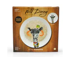 Mustard - Wild Dining - Gina Giraffe Ceramic Dinner Plate