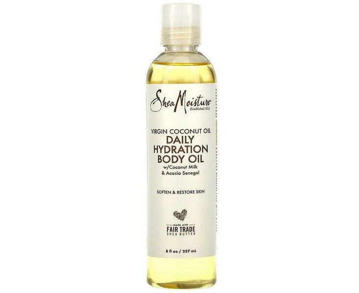 SheaMoisture, 100% Virgin Coconut Oil, Daily Hydration Body Oil, 8 fl oz (237 ml)