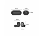 TW15 Wireless TWS Earphone Bluetooth Headset For iOS Android - Black