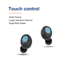 TW15 Wireless TWS Earphone Bluetooth Headset For iOS Android - Black