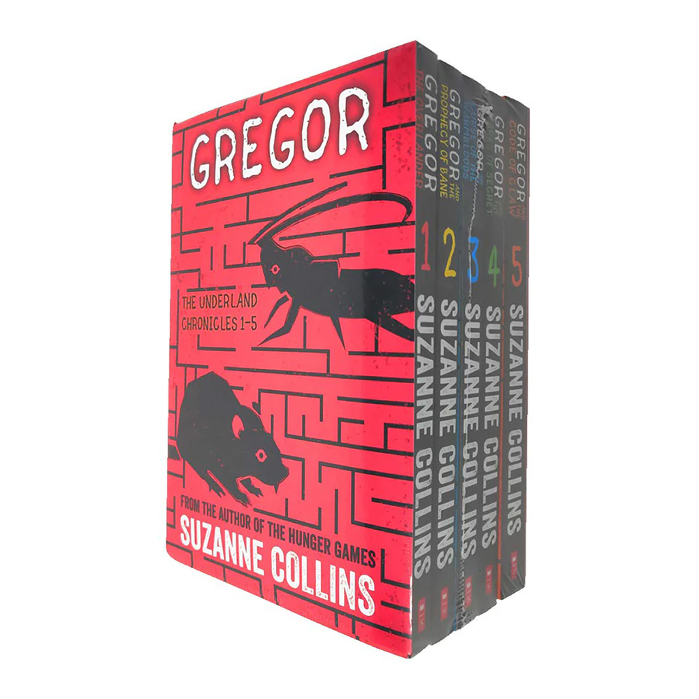 5pc Gregor The Underland Chronicles Collection Story Adventure Reading Book