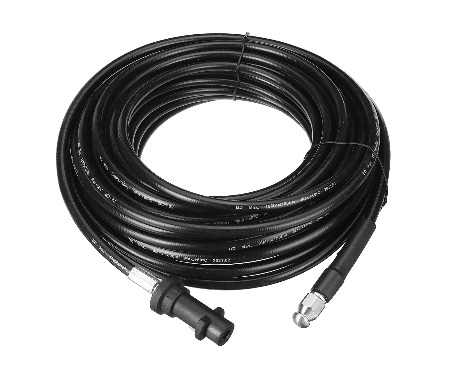 10m 5800PSI Pressure Washer Sewer Drain Cleaning Hose Pipe Tube Cleaner For Karcher K