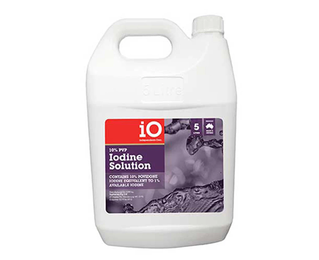 iO Antiseptic Iodine Solution 5ltrs