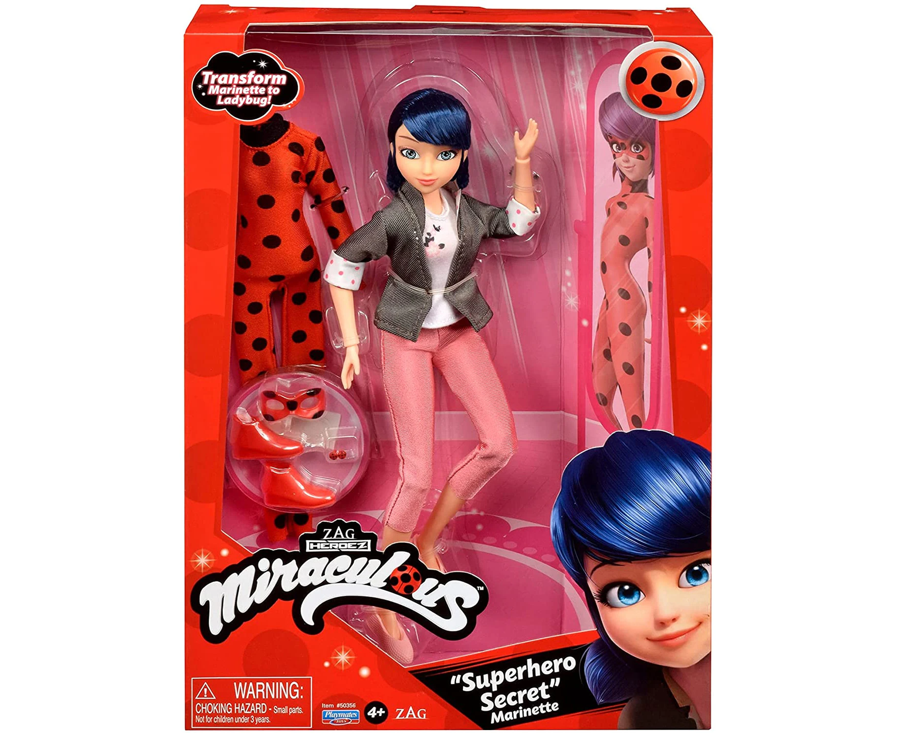 Miraculous Ladybug Superhero Secret Doll