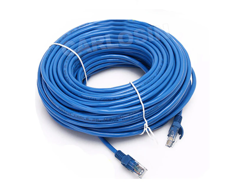 30m Ethernet Network Cable CAT6 Data Extension Cord Internet Patch Router 1000Mbps