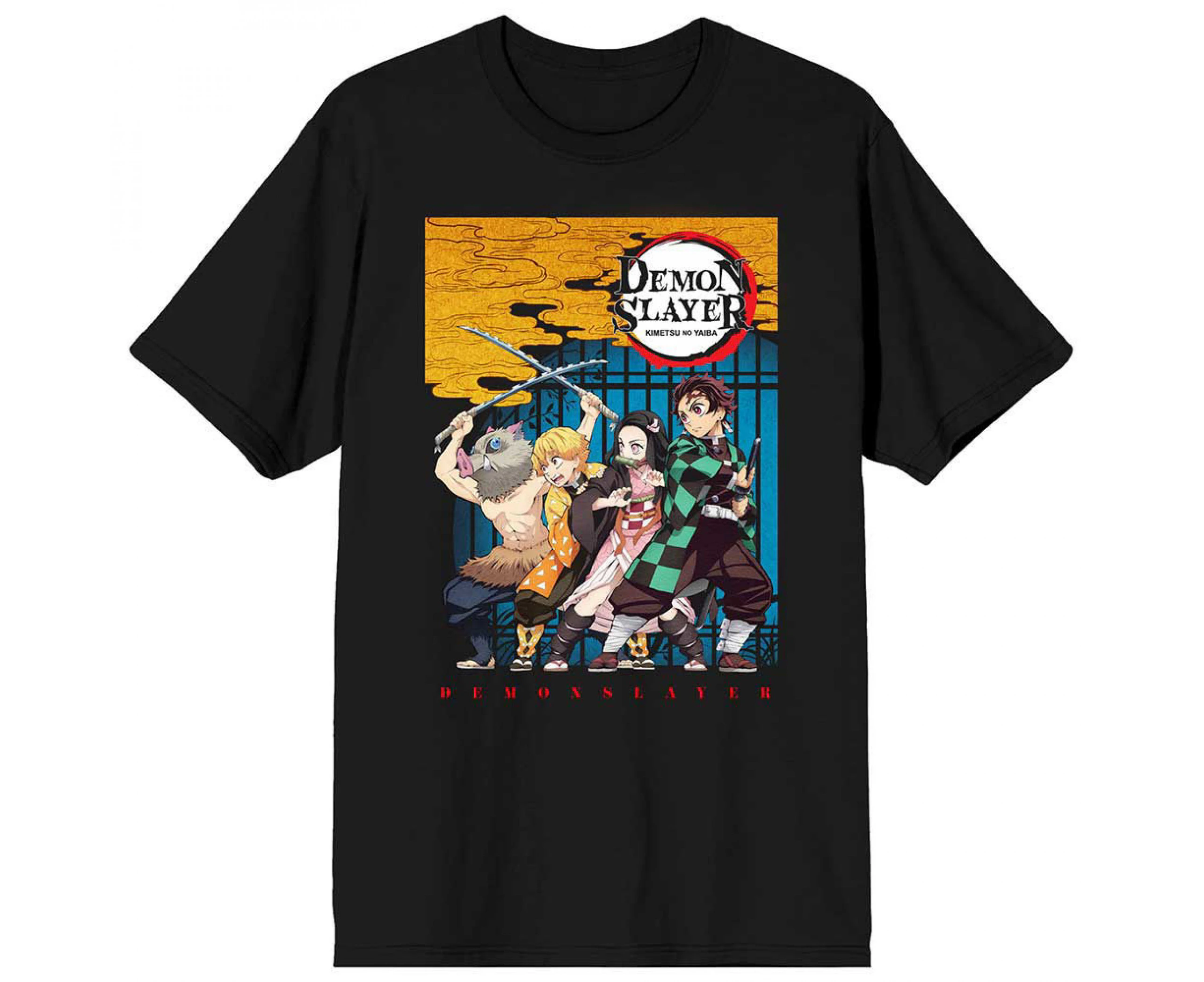 Demon Slayer Kimetsu No Yaiba Character Line Up T-Shirt