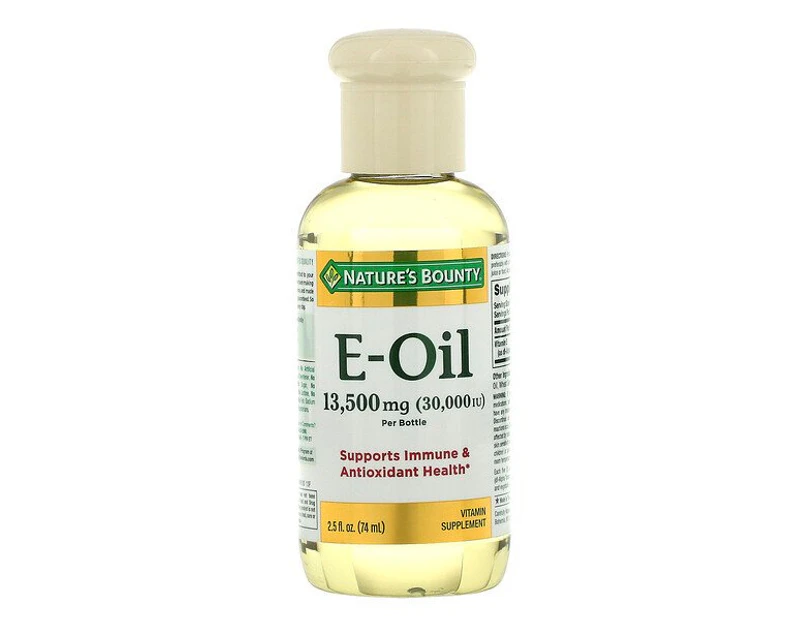 Nature&#39;s Bounty, Vitamin E-Oil, 30,000 IU, 2.5 fl oz (74 ml)