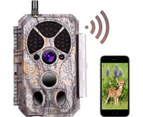 Bluetooth Wireless WiFi Game Trail Camera & Wildlife Security Camera 32MP 1296P Video Motion Activated Night Vision 0.1s Trigger Speed IP66 Waterproof