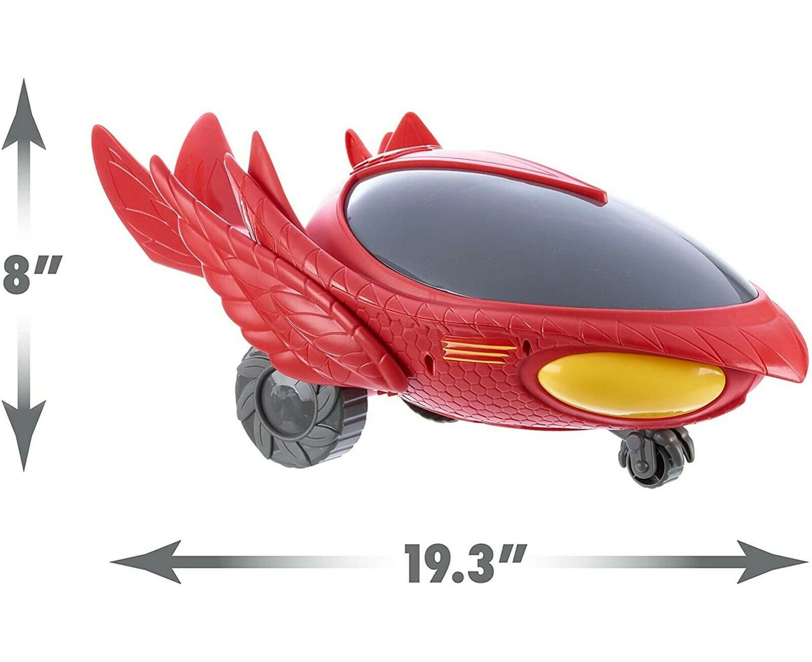 PJ Masks Mega 20 Inch Jumbo Owlette Vehicle Catboy Car Gekko Mobile Owl Glider Ages 3+