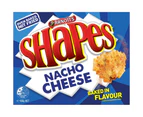 Arnotts Shapes Original Crackers Biscuits Nacho Cheese Box 160g