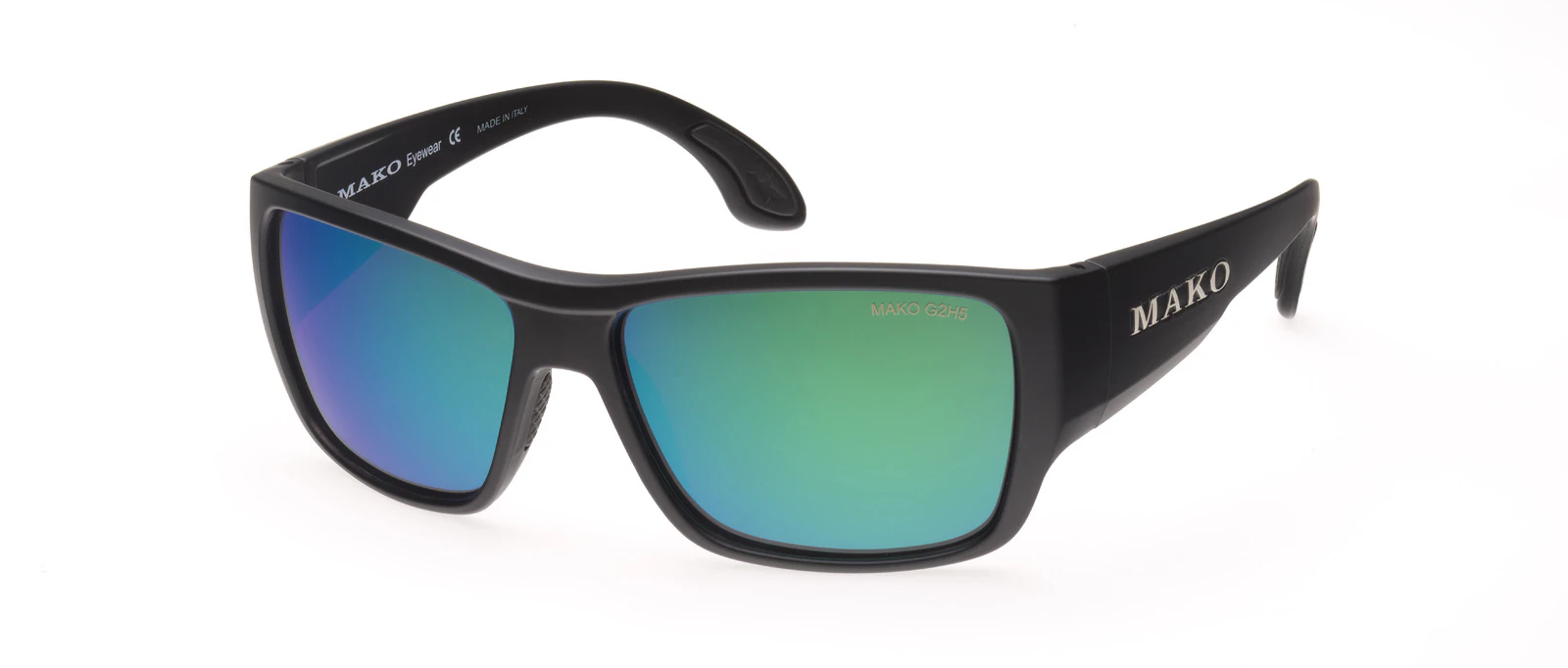 Mako Covert 9596 M01 G2H5 Matte Black / Rose Green Mirror Polarised Lenses