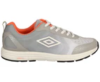 Umbro Honiara Runners Womens Running Trainers Grey White Coral Synthetic - Grey / White / Coral