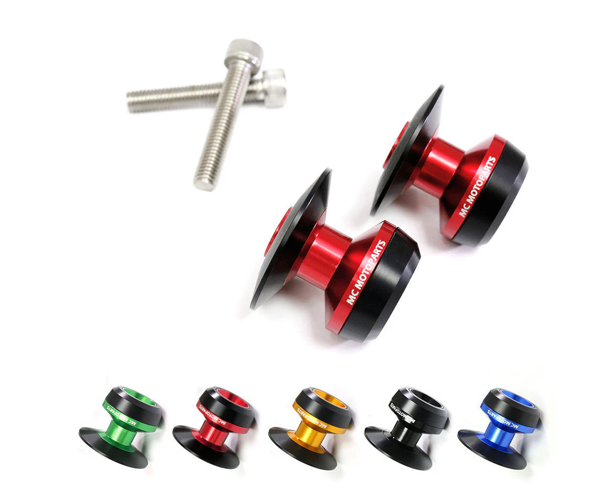 Red Twall Swingarm Spools Sliders 8mm For Honda CBR1000RR SP 15-19 18 17 16