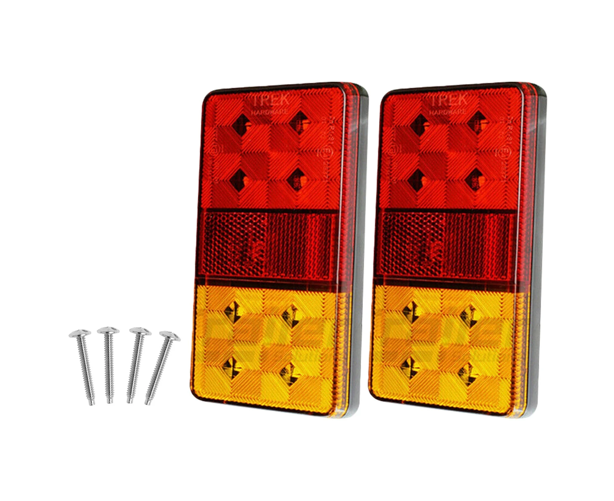 2x Trailer TAIL lights 8 LED STOP INDICATOR REFLECTOR TRUCK CAMPER LIGHT 12V