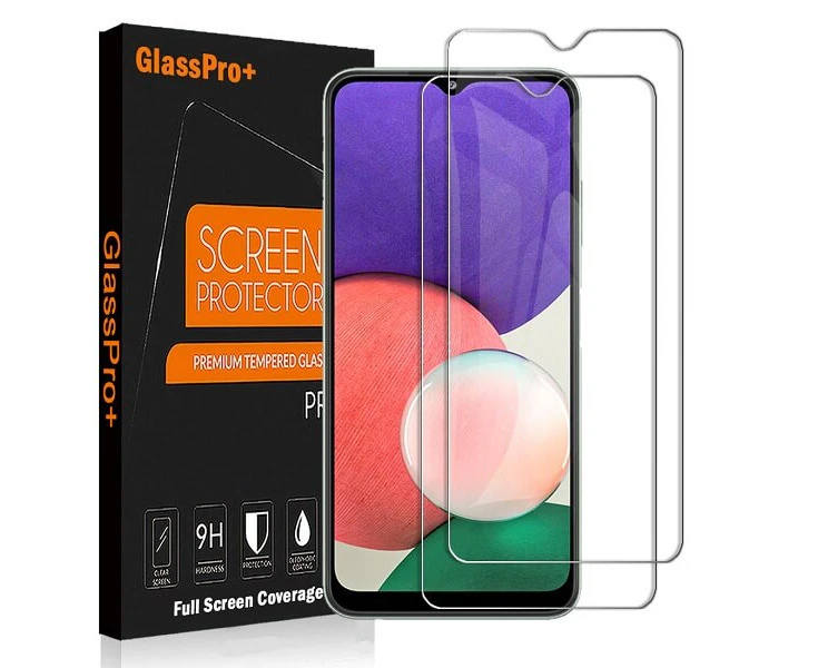 [2 PACK] Samsung Galaxy A22 5G Screen Protector Tempered Glass Screen Protector Guard