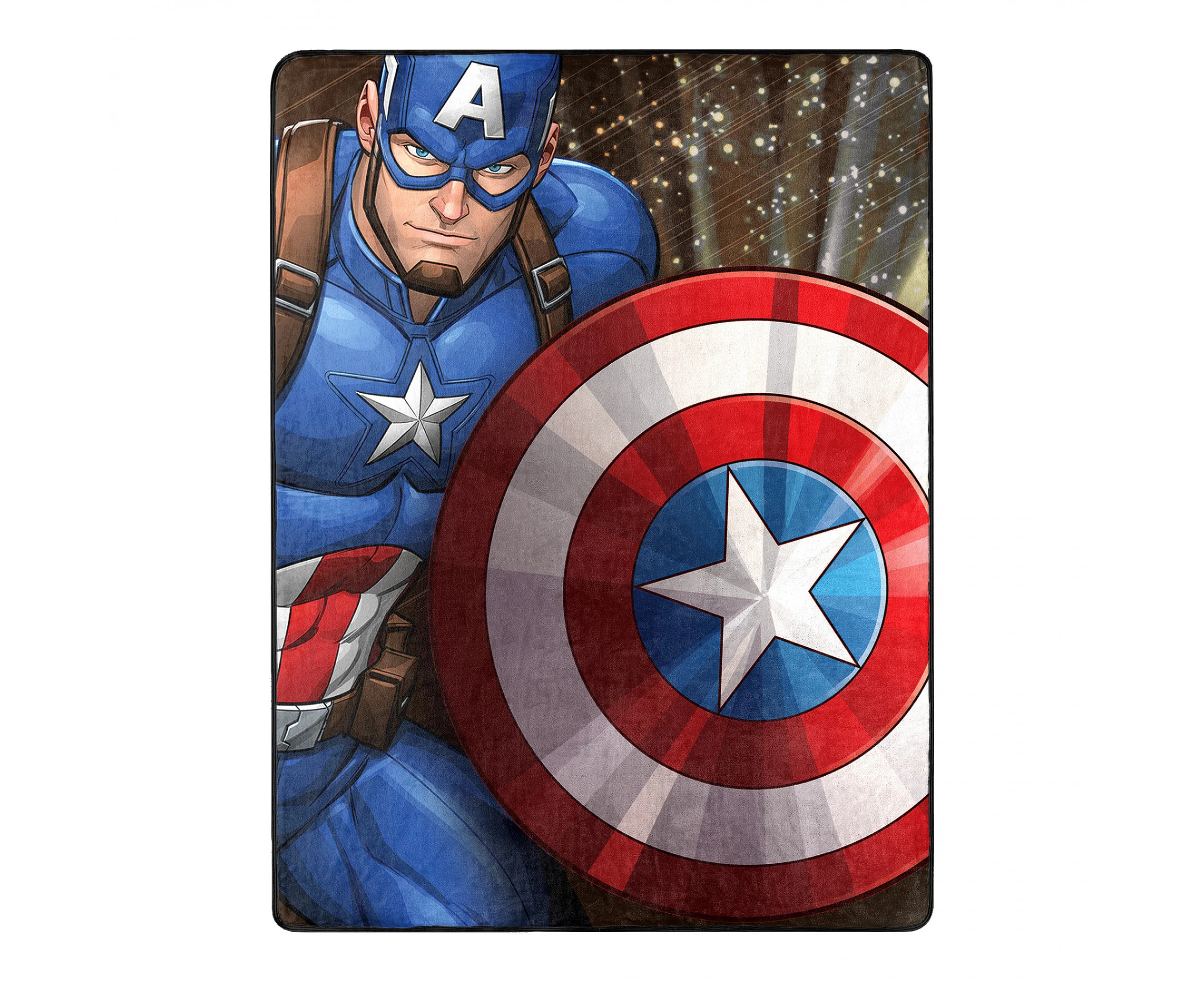 Marvel Comics Captain America Our Captain 46 X 60 Silk Touch Throw