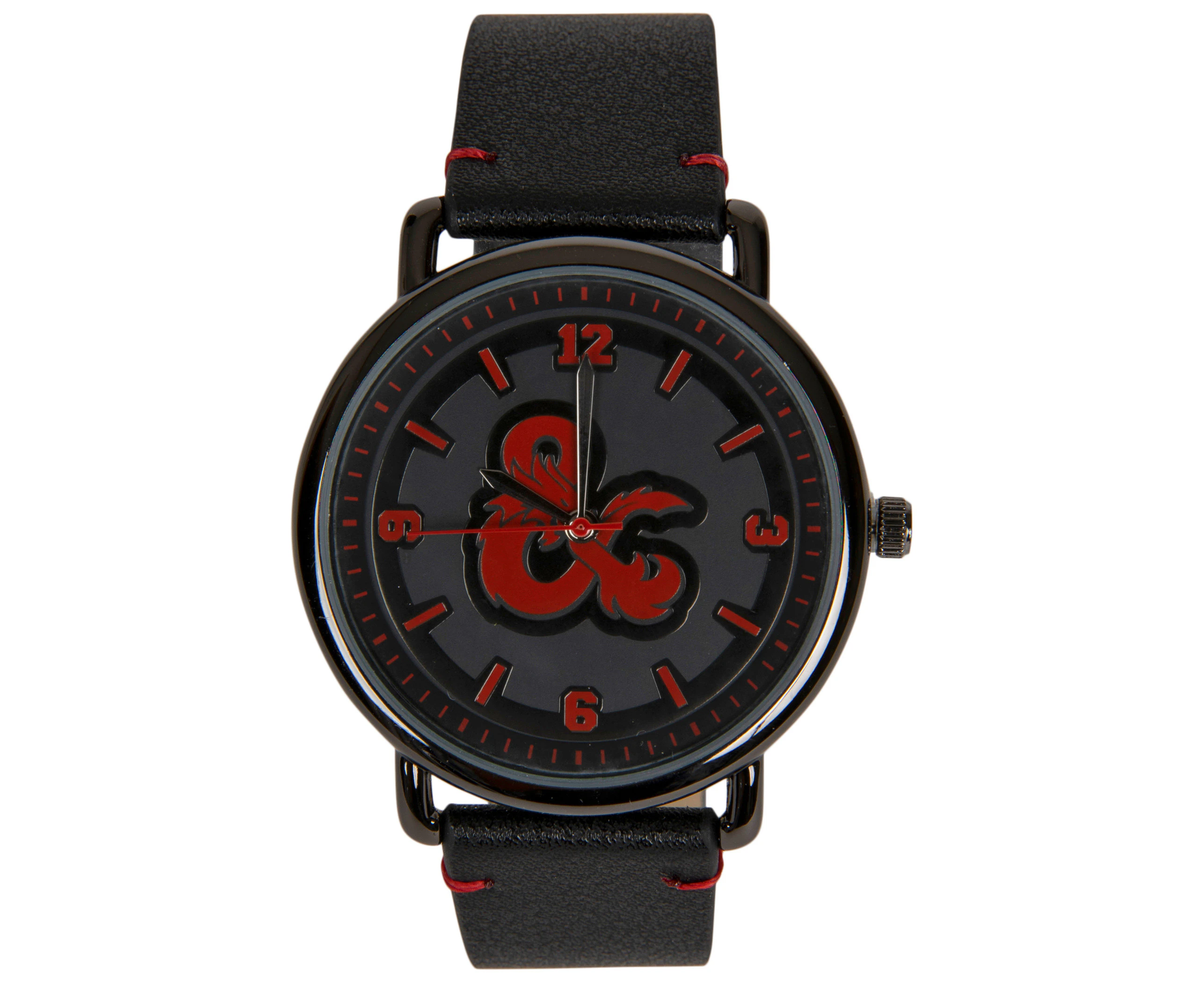 Dungeons & Dragons Etched Symbol Face Analog Wrist Watch