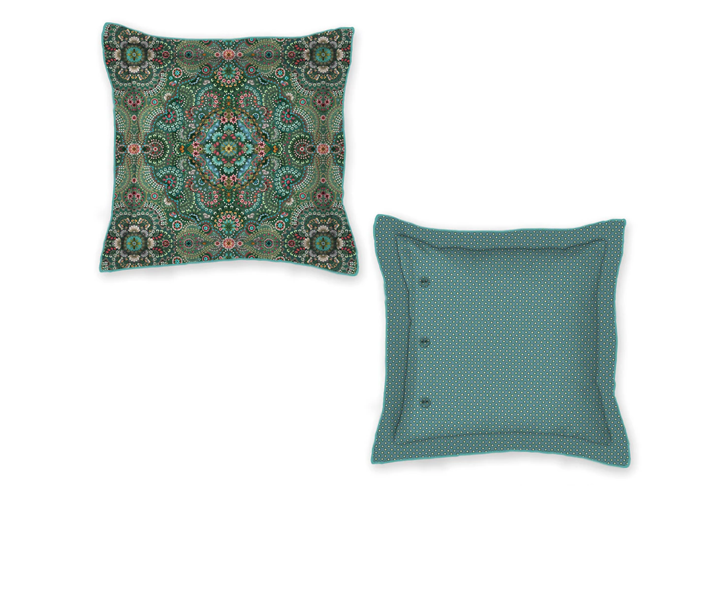 PIP Studio Moon Delight Green Filled Square Cushion 45cm x 45cm