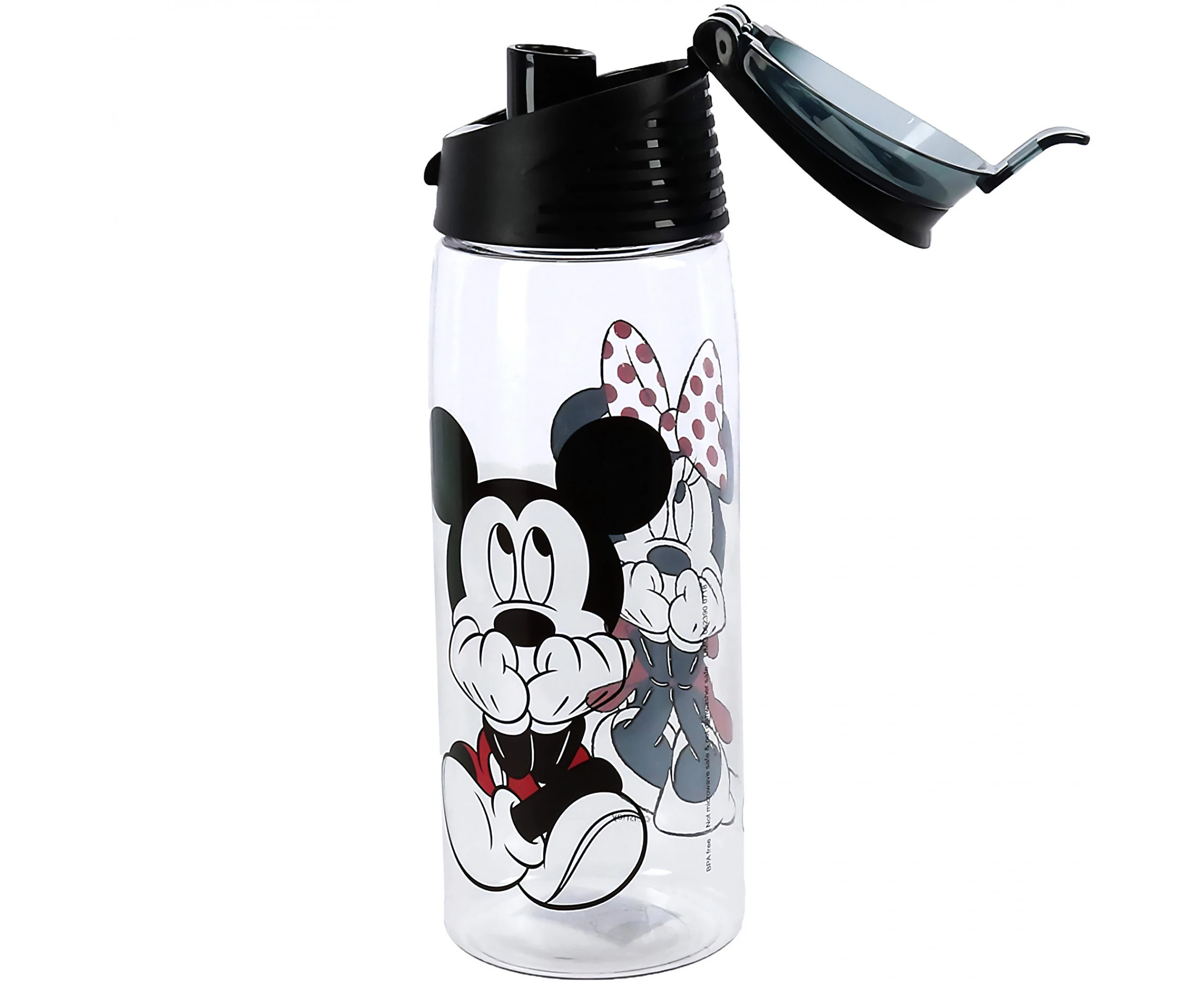 Disney Mickey & Minnie Gazing Flip-Top Waterbottle