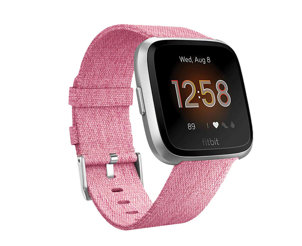 Strapmall FB Watch Band For Fitbit Versa/Fitbit Versa 2/Fitbit Versa Lite -Pink