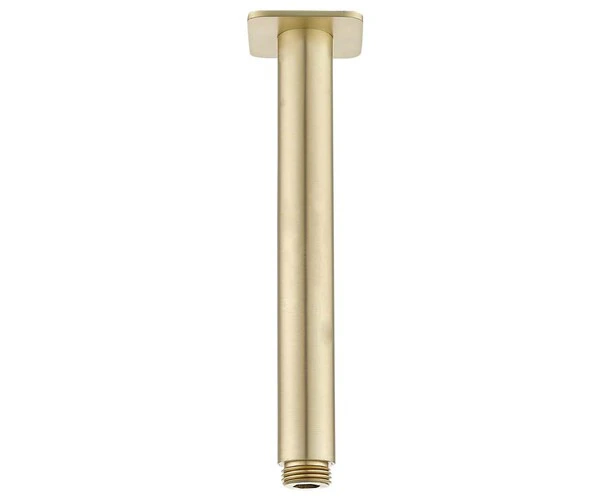 Brushed Gold Limpid Ceiling Shower Arm 400mm