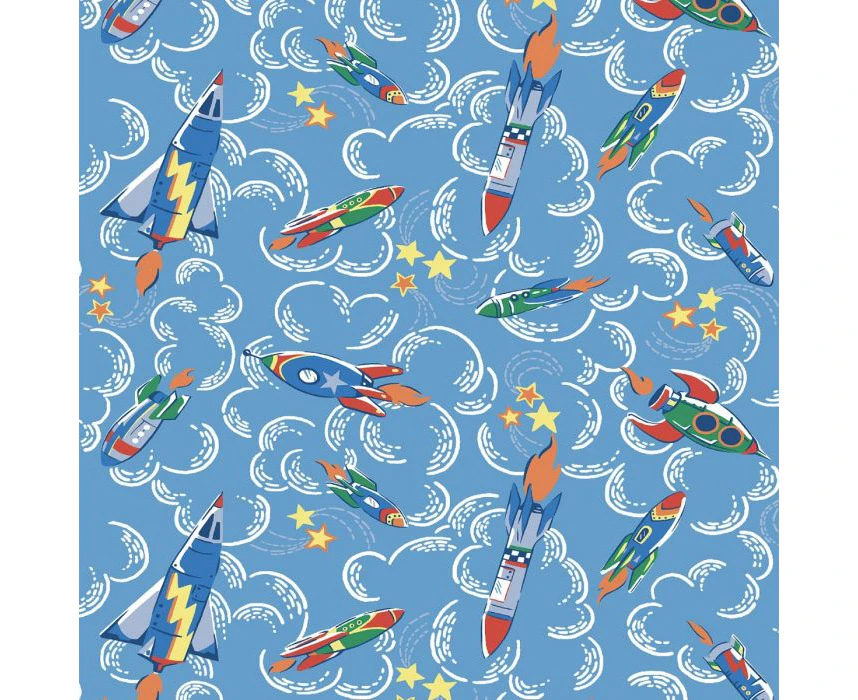 Cath Kidston Kids Rockets Wallpaper