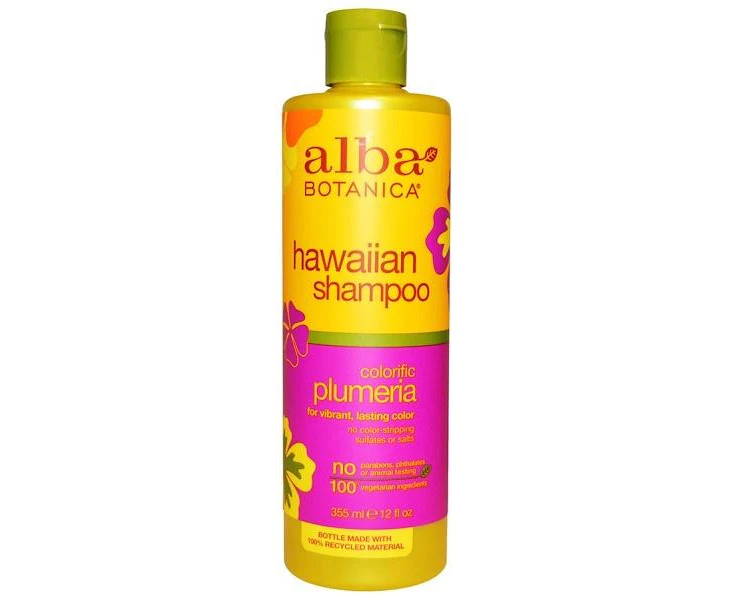 Alba Botanica, Hawaiian Shampoo, Colorific Plumeria, 12 fl oz (355ml)