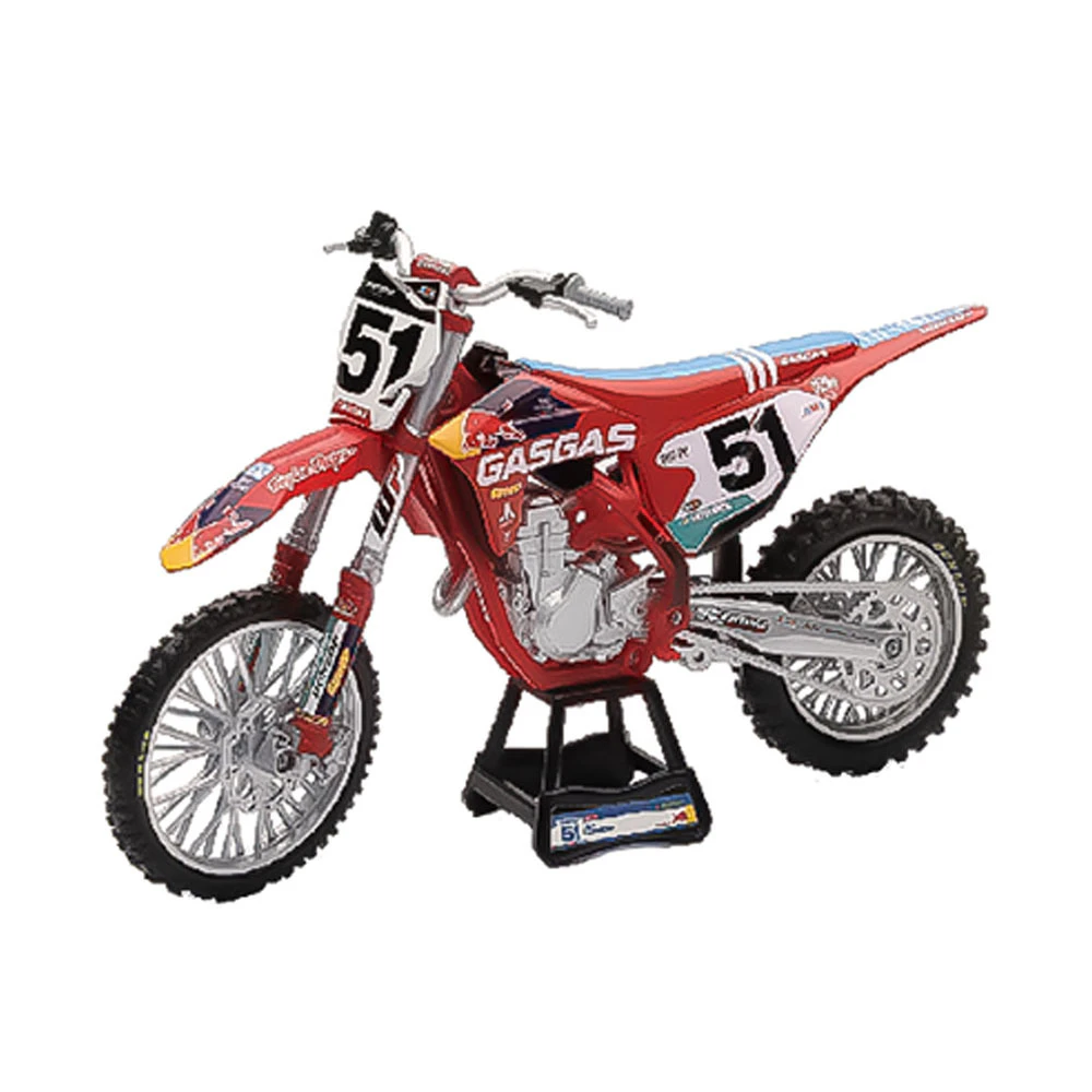 NewRay Licensed 1:12 Scale Justin Barcia Red Bull Gas Gas 2020 Diecast Model Motorbike