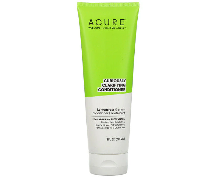 Acure, Curiously Clarifying Conditioner, Lemongrass & Argan, 8 fl oz (236.5 ml)