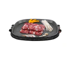 SOGA Portable Korean BBQ Butane Gas Stove Stone Grill Plate Non Stick Coated Square