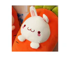 MadeSmart Bunny Plush Stuffed Animal Pillow-Cute Carrot Squishy Hugging Plushie-Gifts for Kids