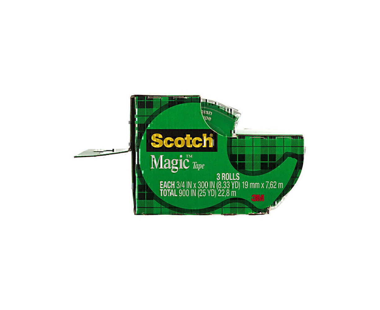 Scotch Sticky Tape (19mmx7.6m) - 6pcs of 3-Pack