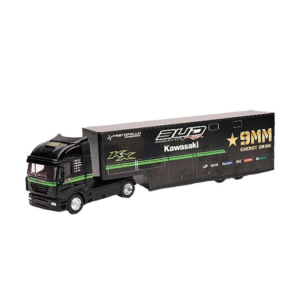 NewRay Licensed 1:43 Scale Iveco Stralis Kawasaki Team Bud Racing Truck Diecast Model Toy