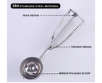 Ice Cream Scoop Stainless Steel Cookie Mash Muffin Spoon Ice Cream 5cm