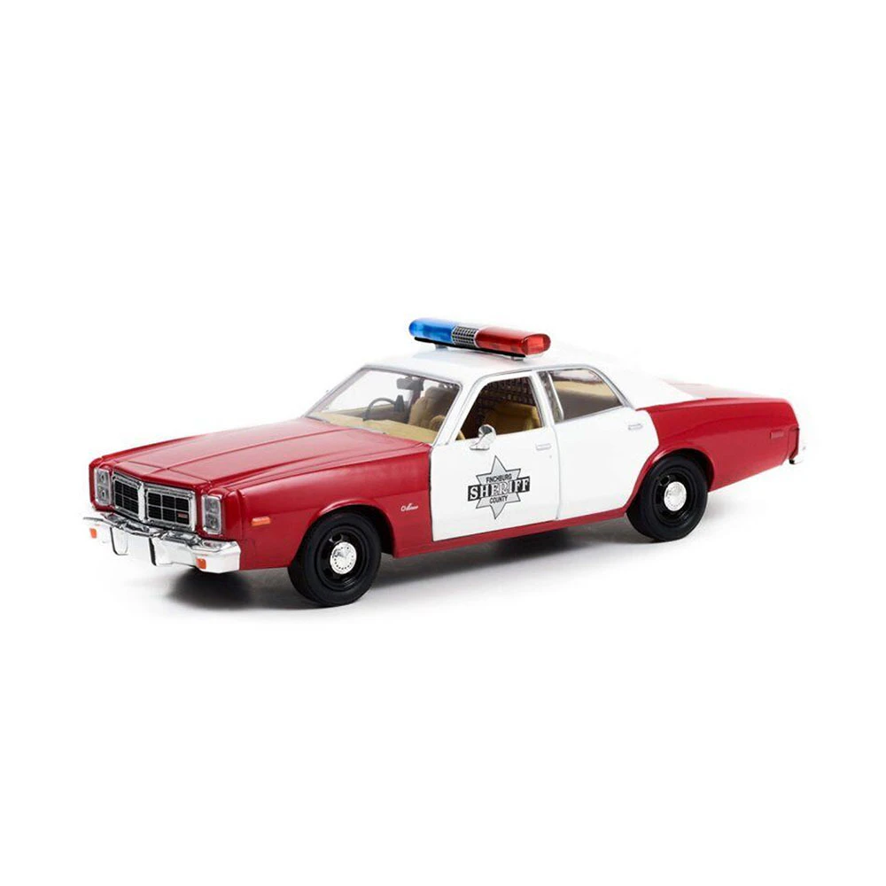 Greenlight Licensed 1:24 Scale Dodge Monaco Police 1977 Diecast Model Car Red & White