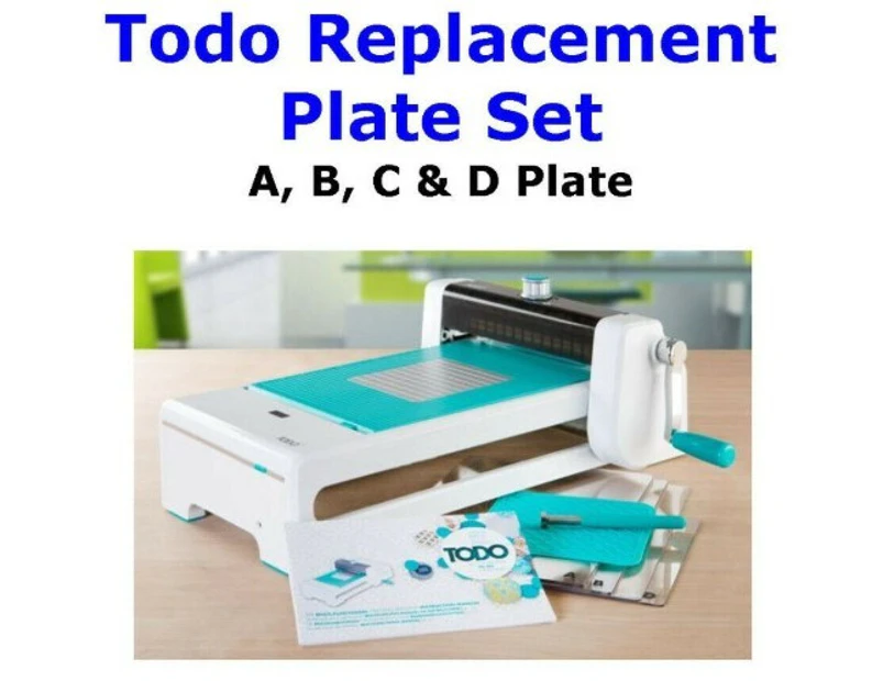 TODO Machine Replacement Plates - A, B, C & D
