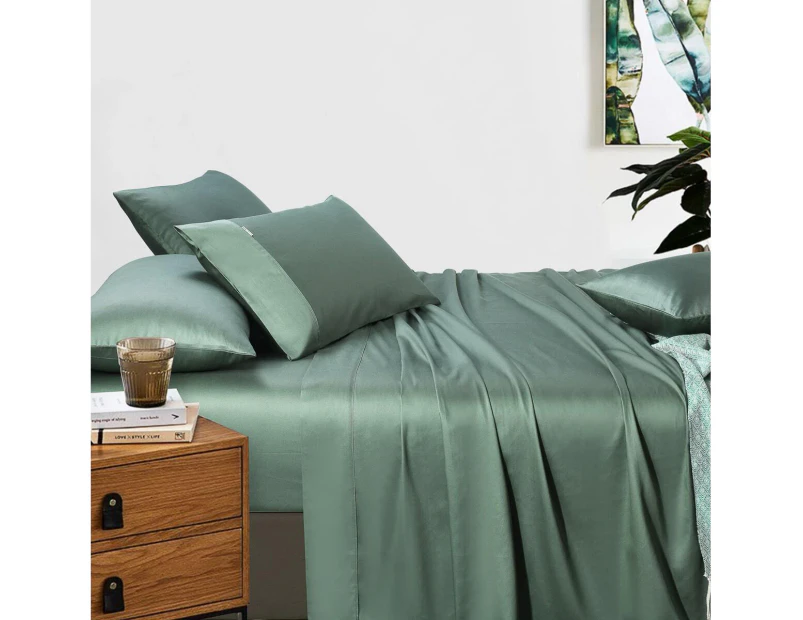 400 Thread Count Sheet set Forest Green