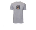 Goorin Bros The Animal Farm T Shirt Top Short Sleeve Dog - Made in Portugal - Charcoal